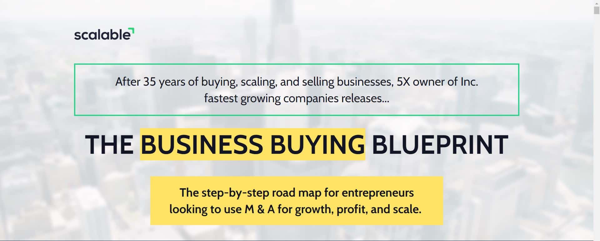 Roland Frasier - EPIC Business Buying Blueprint free download