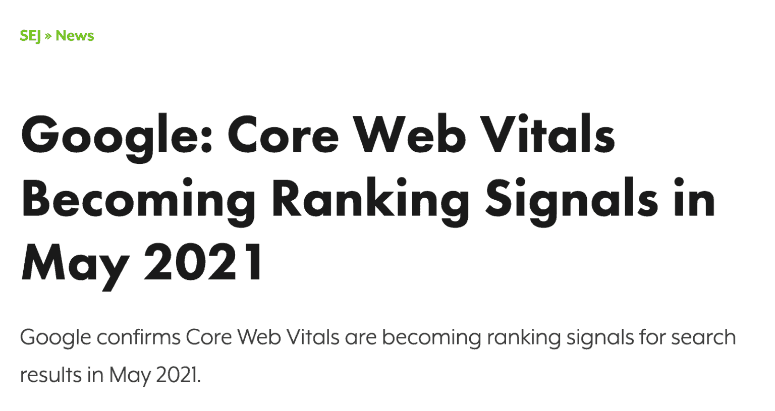 Authority Hacker Core Web Vitals