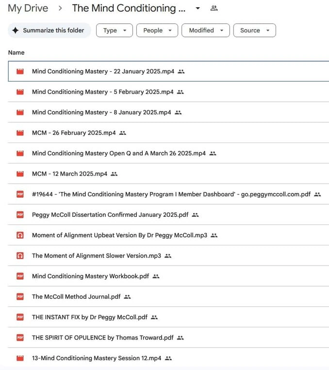 The Mind Conditioning Mastery Program 2025 by Peggy McColl Mega.Nz Torrent The Mind Conditioning Mastery Program 2025 by Peggy McColl Mega.Nz Torrent